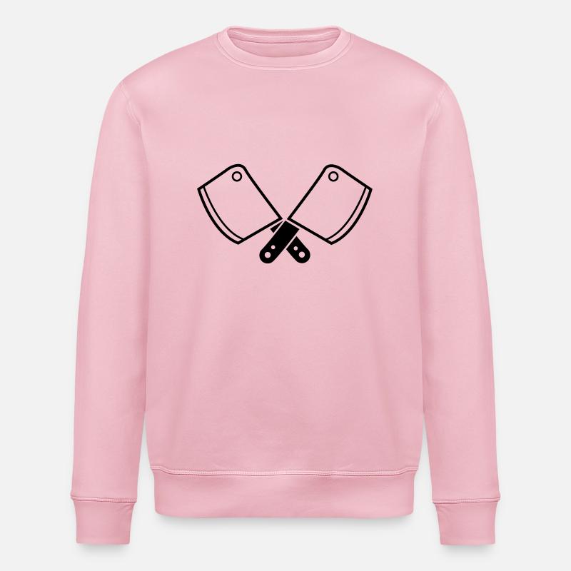 Boucher - Sweat bio ROLLER Stanley/Stella Unisexe - rose pâle