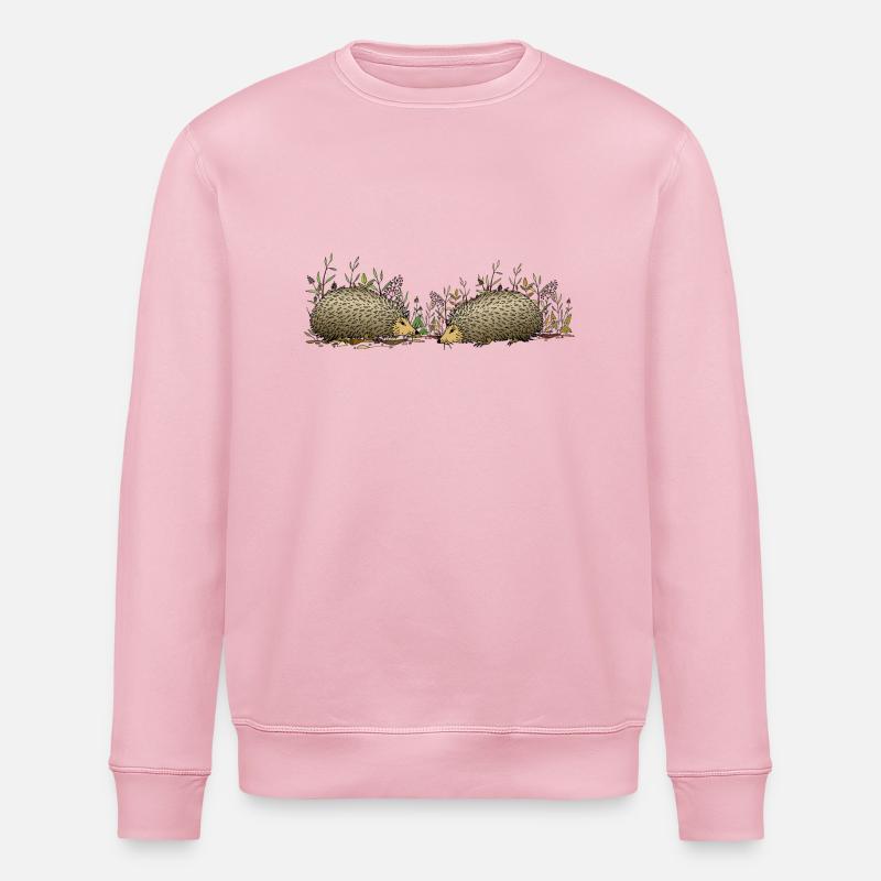 Igel - Stanley/Stella Unisex Bio-Sweatshirt ROLLER - Hellrosa