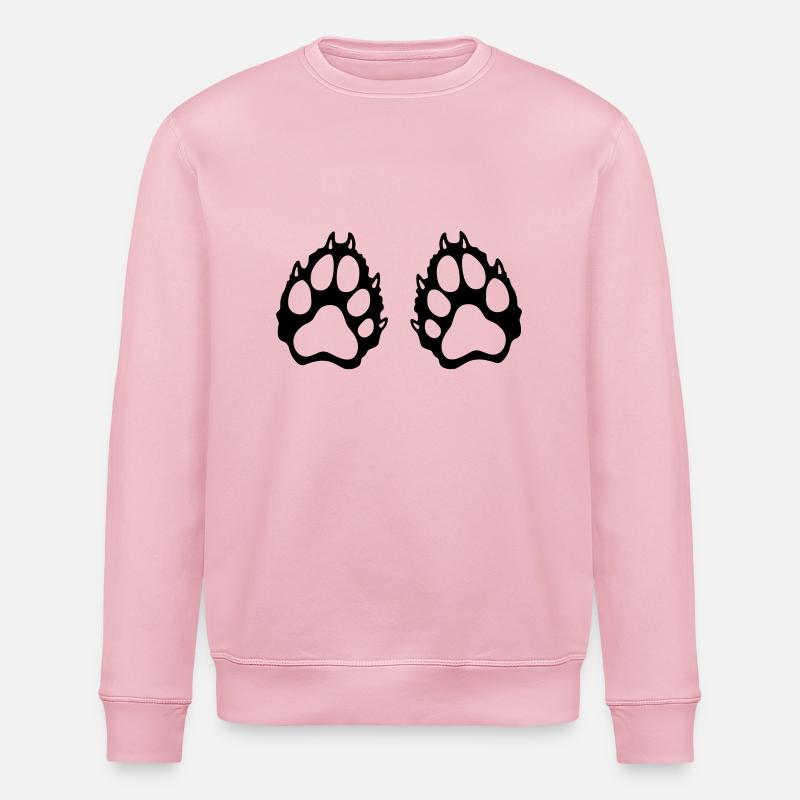 bear - Stanley/Stella ROLLER Unisex Organic Sweatshirt - cotton pink