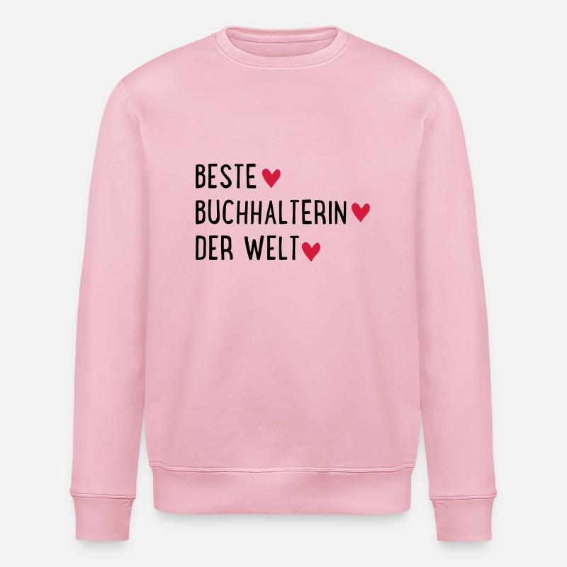 Buchhalterin - Stanley/Stella Unisex Bio-Sweatshirt ROLLER - Hellrosa