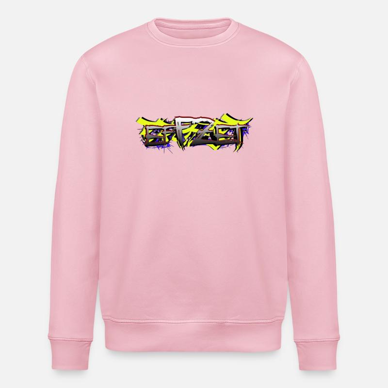 efFZet RAPpresent LoGo - Stanley/Stella Unisex Bio-Sweatshirt ROLLER - Hellrosa