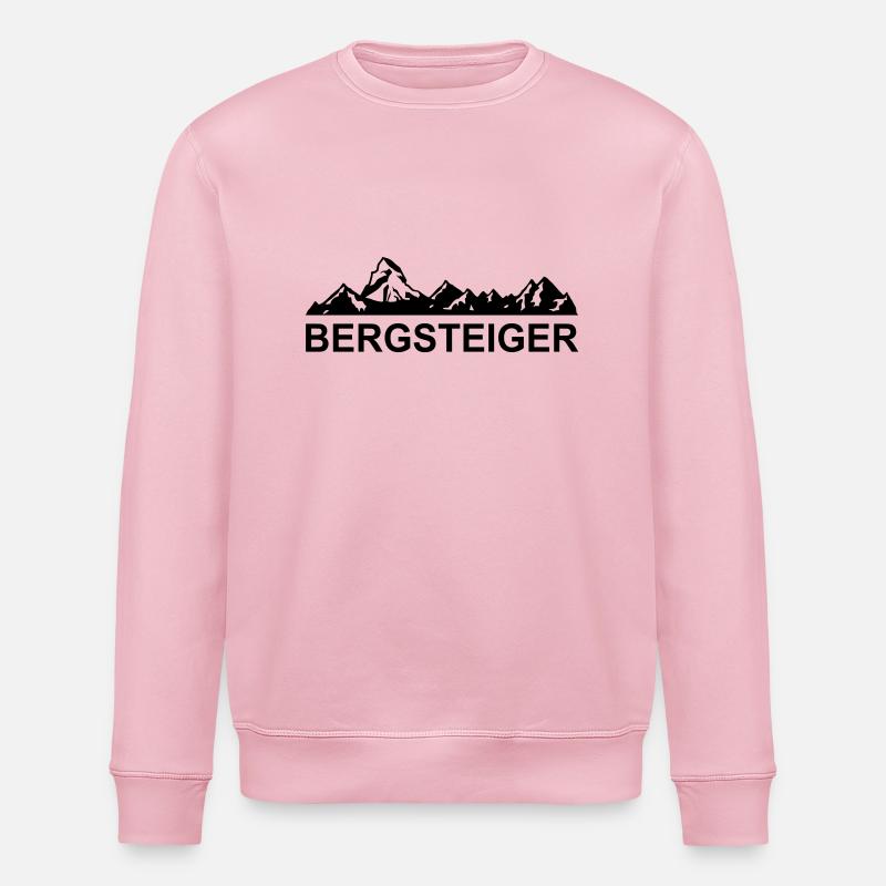 bergsteiger - Stanley/Stella Unisex Bio-Sweatshirt ROLLER - Hellrosa