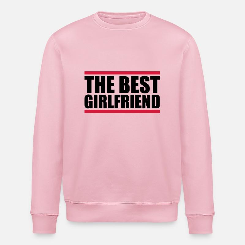 the best girlfriend - Stanley/Stella Unisex Bio-Sweatshirt ROLLER - Hellrosa