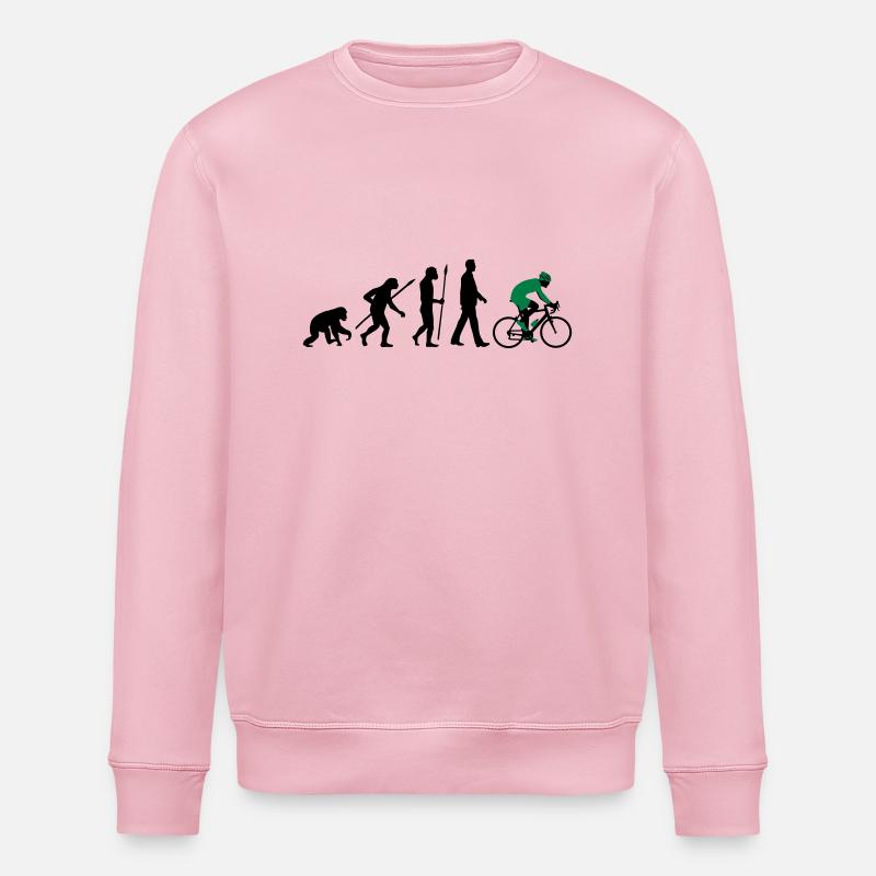 evolution_radfahrer_052012_d_2c - Stanley/Stella Unisex Bio-Sweatshirt ROLLER - Hellrosa