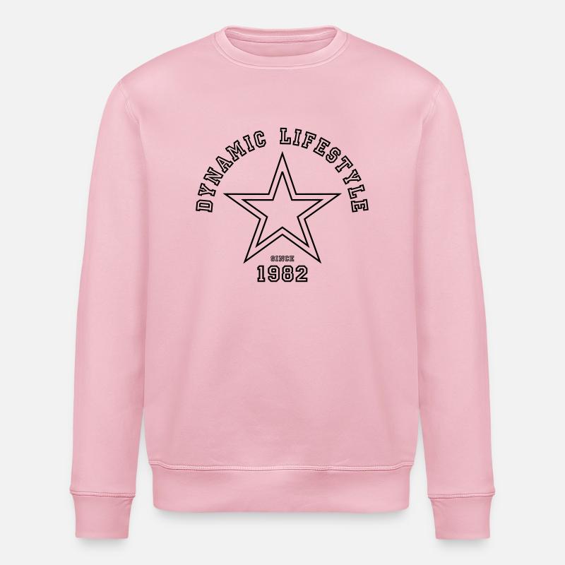 Style de vie dynamique 1982 - Sweat bio ROLLER Stanley/Stella Unisexe - rose pâle