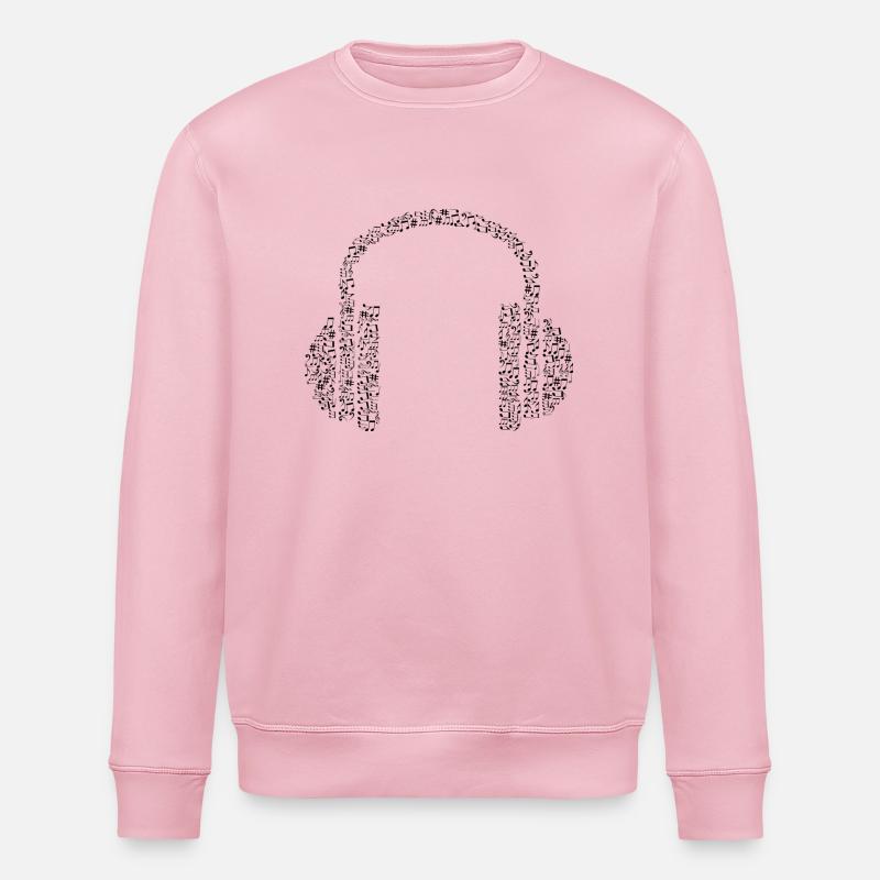 Casques de notes - Sweat bio ROLLER Stanley/Stella Unisexe - rose pâle