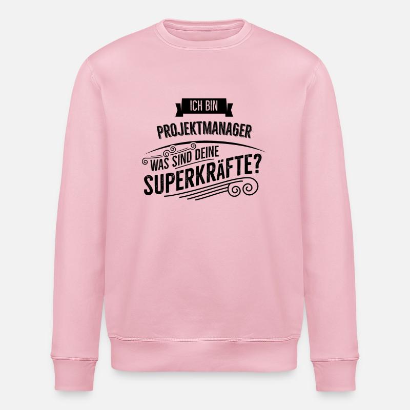 Projektmanager - Stanley/Stella Unisex Bio-Sweatshirt ROLLER - Hellrosa