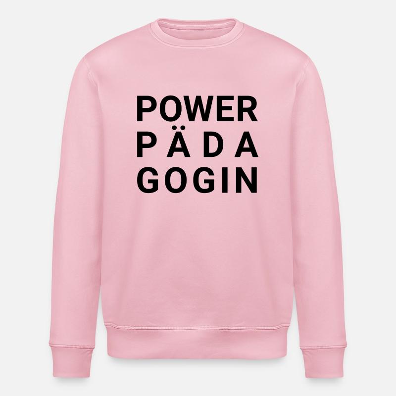 Powerpädagogin - Stanley/Stella Unisex Bio-Sweatshirt ROLLER - Hellrosa