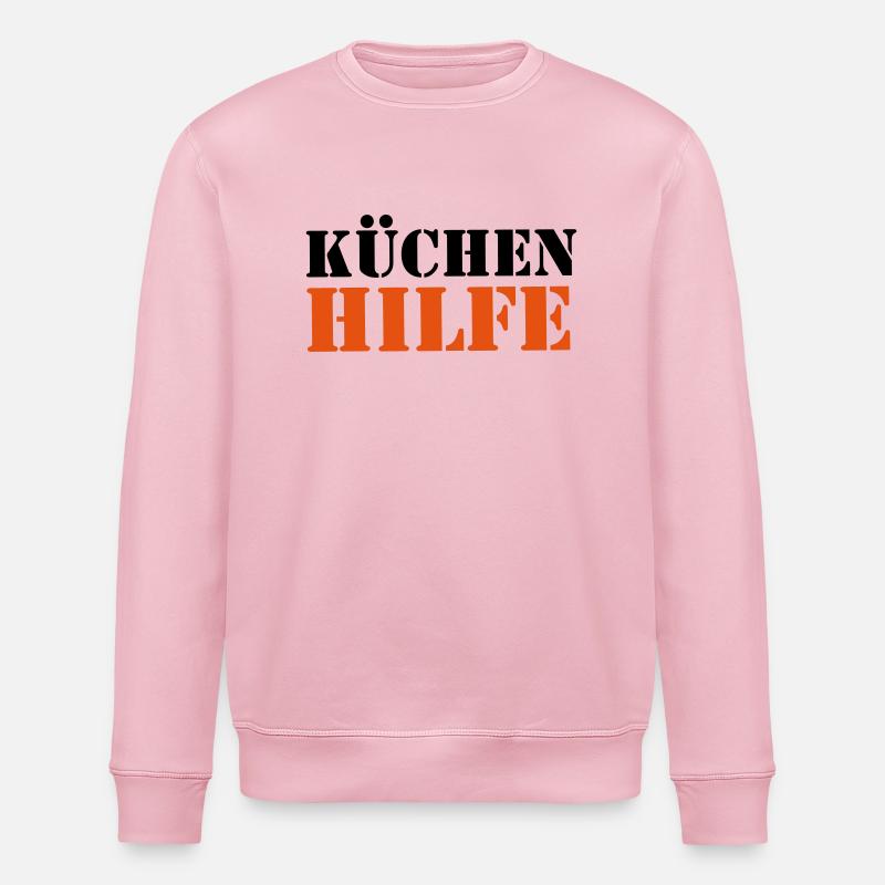 2541614 14760175 kuechenhilfe - Stanley/Stella Unisex Bio-Sweatshirt ROLLER - Hellrosa