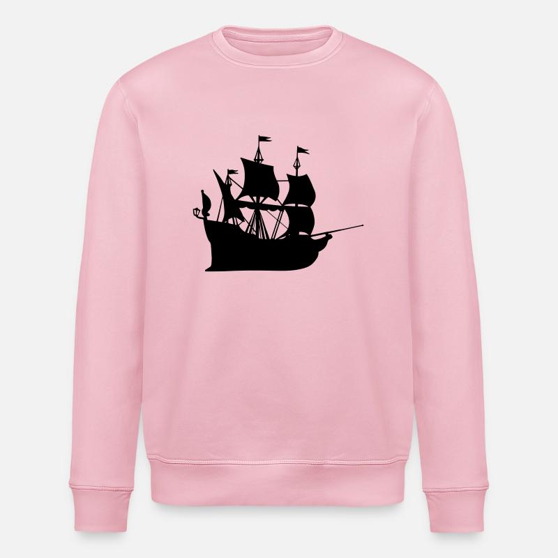 Schiff Geschenk Idee - Stanley/Stella Unisex Bio-Sweatshirt ROLLER - Hellrosa