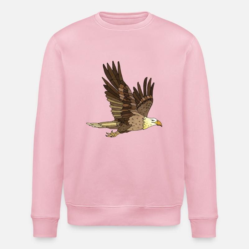 Oiseau - Sweat bio ROLLER Stanley/Stella Unisexe - rose pâle