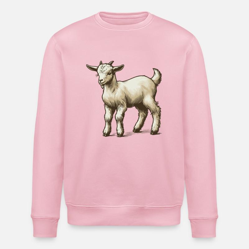 Chevreau - Sweat bio ROLLER Stanley/Stella Unisexe - rose pâle