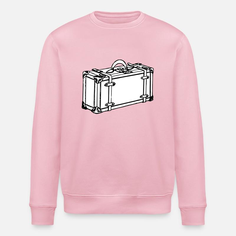backpack suitcase backpack bag briefcase121 - Stanley/Stella ROLLER Unisex Organic Sweatshirt - cotton pink