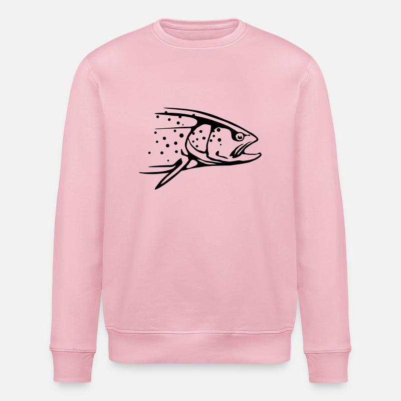 Forelle - Stanley/Stella Unisex Bio-Sweatshirt ROLLER - Hellrosa