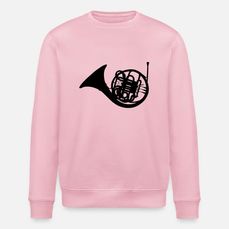 instrument de musique Corne - Sweat bio ROLLER Stanley/Stella Unisexe - rose pâle