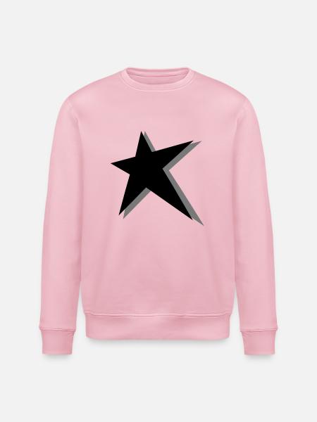 Stern - Stanley/Stella Unisex Bio-Sweatshirt ROLLER - Hellrosa