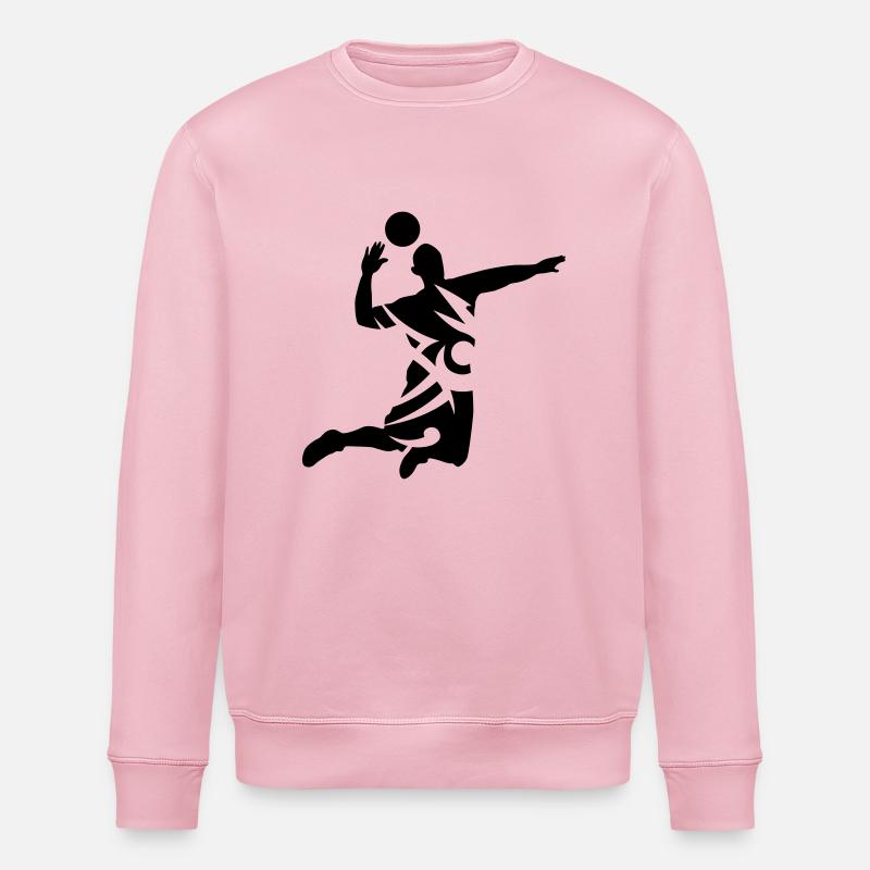 volleyball - Stanley/Stella Unisex Bio-Sweatshirt ROLLER - Hellrosa