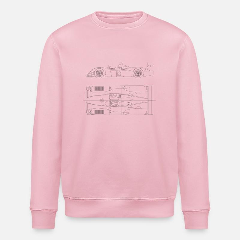R8 LeMans - Sweat bio ROLLER Stanley/Stella Unisexe - rose pâle