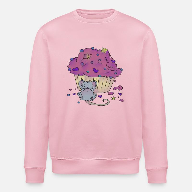 Cupcake - Sweat bio ROLLER Stanley/Stella Unisexe - rose pâle
