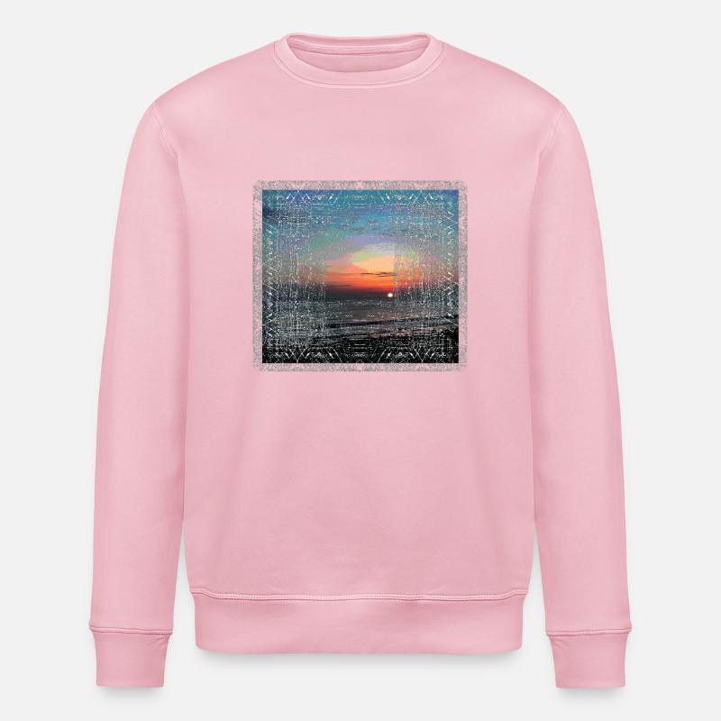 Mer - Sweat bio ROLLER Stanley/Stella Unisexe - rose pâle