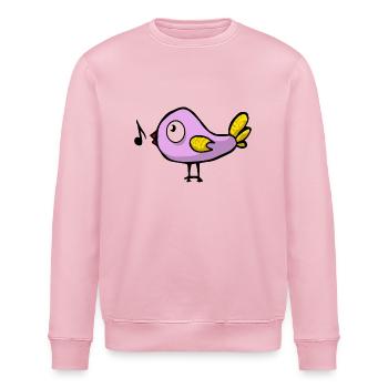 bird vogel voegel animal tiere7 - Stanley/Stella Unisex Bio-Sweatshirt ROLLER - Hellrosa - Vorne - Nik (191cm)
