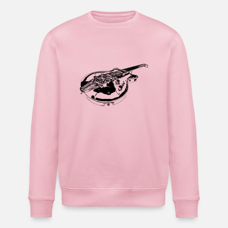 E-Gitarre - Stanley/Stella Unisex Bio-Sweatshirt ROLLER - Hellrosa