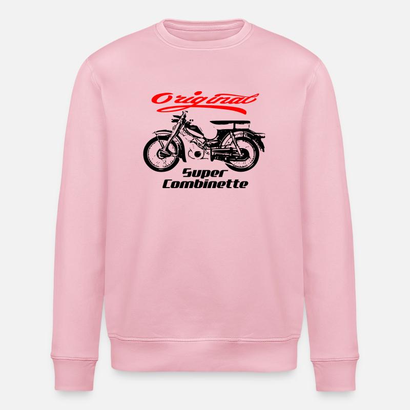 Zündapp Super Cobinette Cyclomoteur Culte - Sweat bio ROLLER Stanley/Stella Unisexe - rose pâle