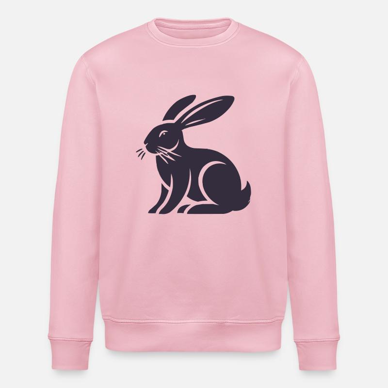 Rabbit Rabbit - Stanley/Stella ROLLER Unisex Organic Sweatshirt - cotton pink