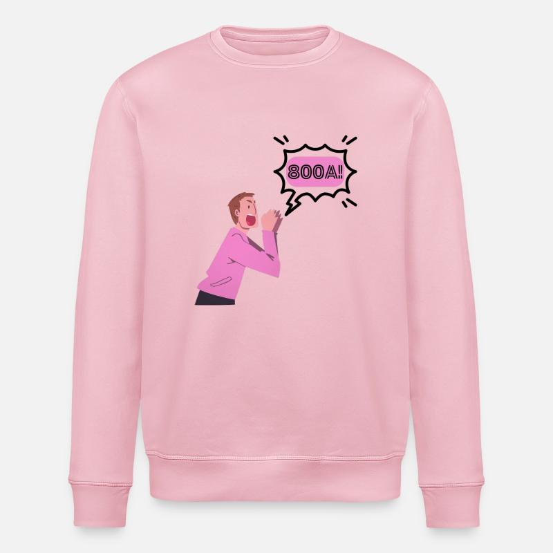 800A ! - Sweat bio ROLLER Stanley/Stella Unisexe - rose pâle