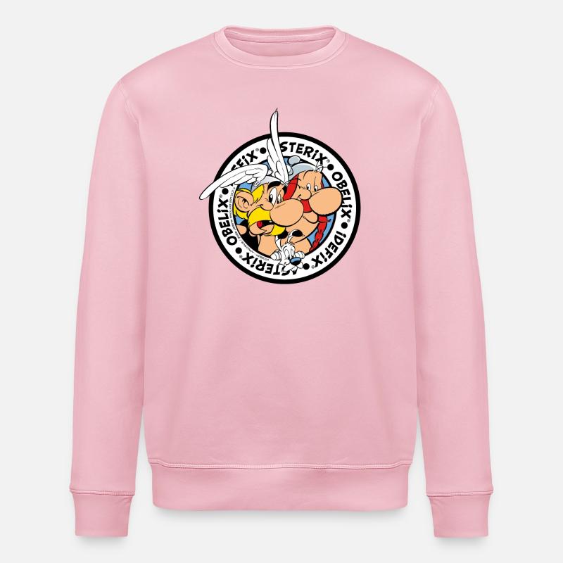 Astérix & Obélix Á l'aventure Avec Idéfix - Sweat bio ROLLER Stanley/Stella Unisexe - rose pâle