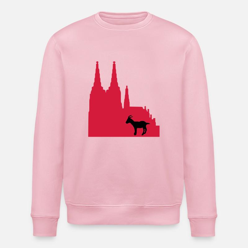 stadt_koeln - Stanley/Stella Unisex Bio-Sweatshirt ROLLER - Hellrosa