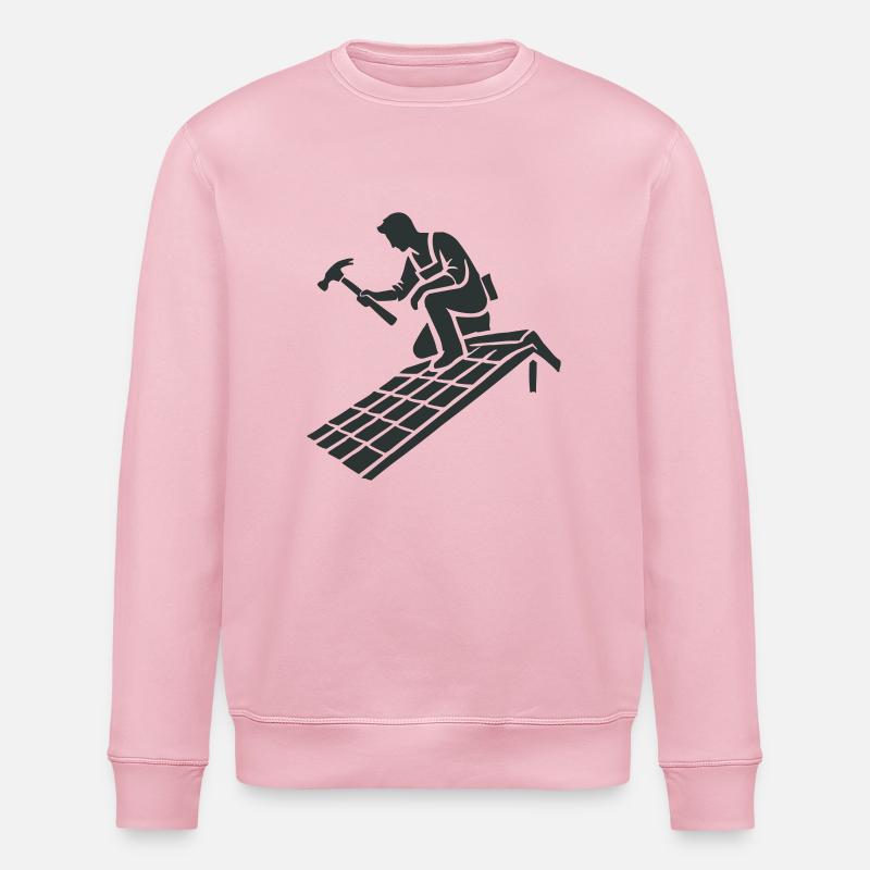 dachdecker - Stanley/Stella Unisex Bio-Sweatshirt ROLLER - Hellrosa