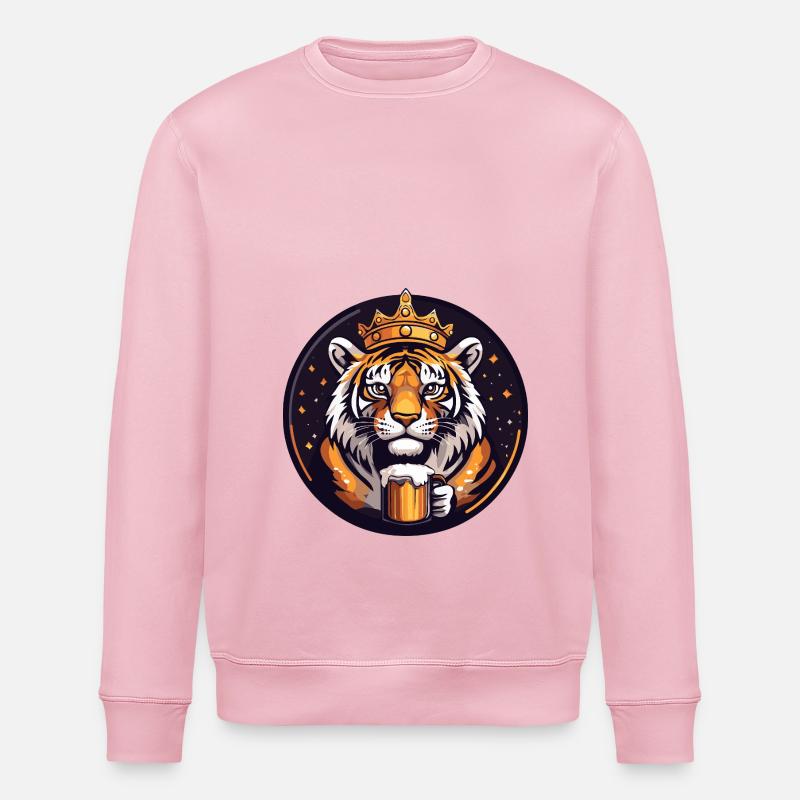 Tiger Bier - Stanley/Stella Unisex Bio-Sweatshirt ROLLER - Hellrosa