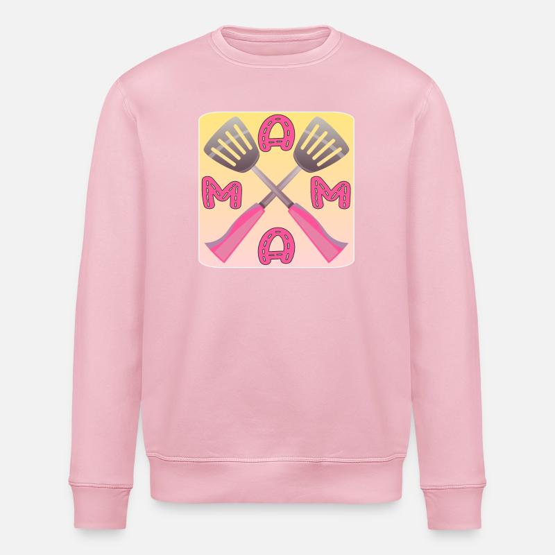 Hobby KOCHEN - MAMA - Stanley/Stella Unisex Bio-Sweatshirt ROLLER - Hellrosa