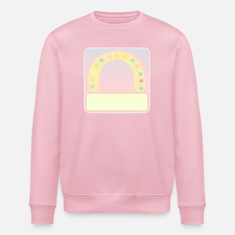 Name badge bow - Stanley/Stella ROLLER Unisex Organic Sweatshirt - cotton pink