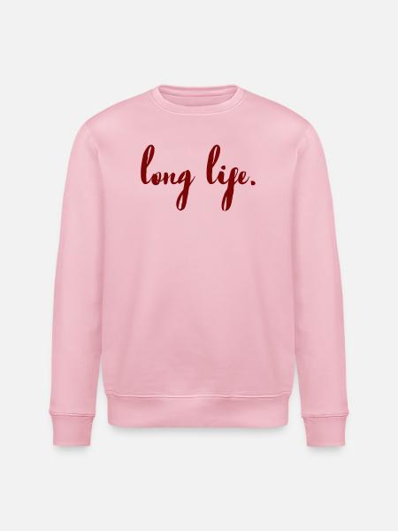 Langlebiges Skript - Stanley/Stella Unisex Bio-Sweatshirt ROLLER - Hellrosa