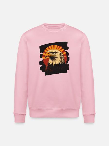 Adler - Stanley/Stella Unisex Bio-Sweatshirt ROLLER - Hellrosa