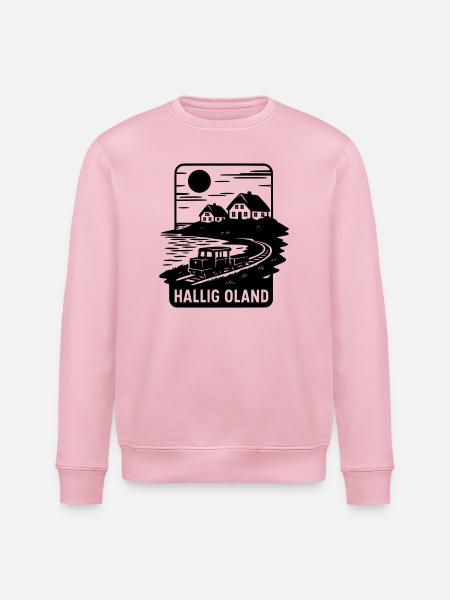Oland Hallig - Stanley/Stella Unisex Bio-Sweatshirt ROLLER - Hellrosa
