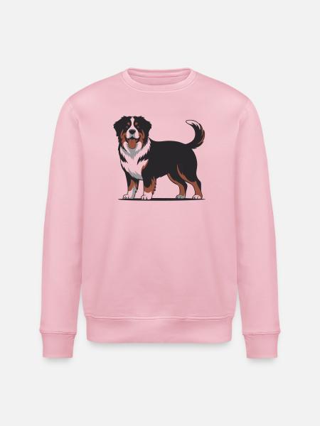 Berner Sennenhund - Stanley/Stella Unisex Bio-Sweatshirt ROLLER - Hellrosa