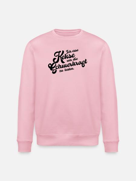 Keks-Schwerkraft-Test - Stanley/Stella Unisex Bio-Sweatshirt ROLLER - Hellrosa