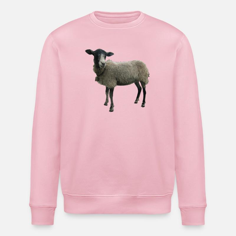 Mouton - Sweat bio ROLLER Stanley/Stella Unisexe - rose pâle