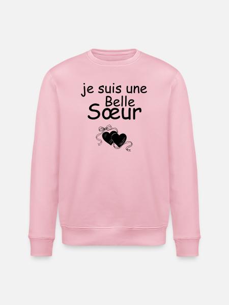 Ich bin Schwägerin - Stanley/Stella Unisex Bio-Sweatshirt ROLLER - Hellrosa