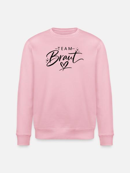 team braut - Stanley/Stella Unisex Bio-Sweatshirt ROLLER - Hellrosa