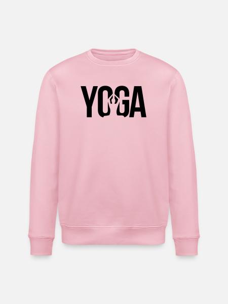 yoga - Stanley/Stella Unisex Bio-Sweatshirt ROLLER - Hellrosa