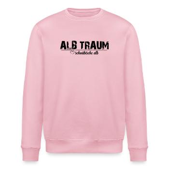 ALB TRAUM_ love schwäbische alb - Stanley/Stella Unisex Bio-Sweatshirt ROLLER - Hellrosa - Vorne - Nik (191cm)