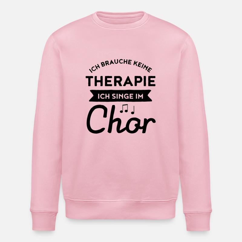 Therapie - Chor - Stanley/Stella Unisex Bio-Sweatshirt ROLLER - Hellrosa