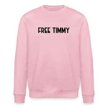 Free Timmy rettet den Buckelwal - Stanley/Stella Unisex Bio-Sweatshirt ROLLER - Hellrosa - Vorne - Nik (191cm)