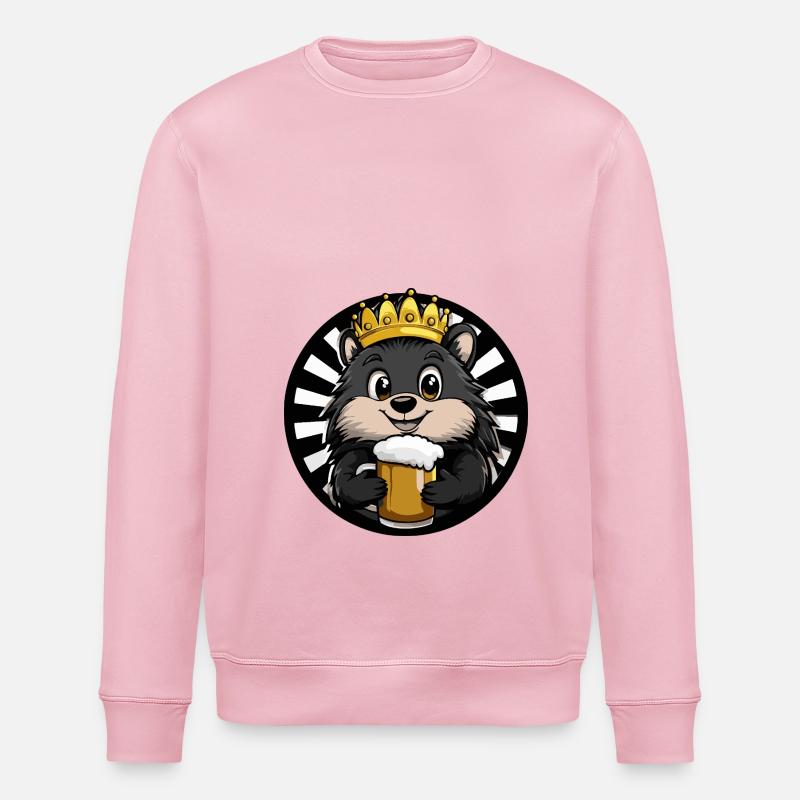 Igel Bier - Stanley/Stella Unisex Bio-Sweatshirt ROLLER - Hellrosa