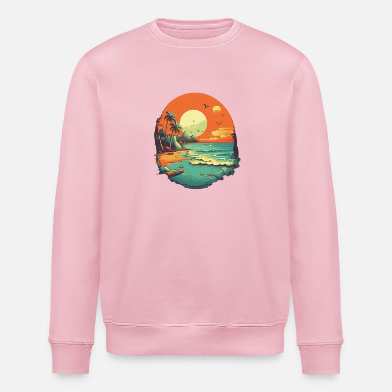 Strand - Stanley/Stella Unisex Bio-Sweatshirt ROLLER - Hellrosa