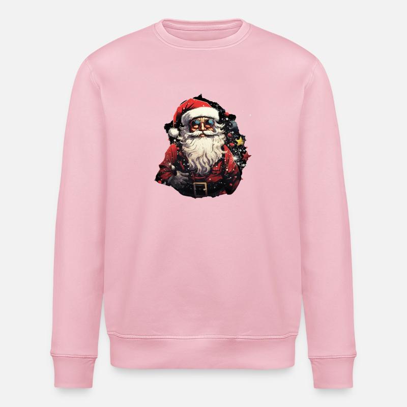 Weihnachtsmann - Stanley/Stella Unisex Bio-Sweatshirt ROLLER - Hellrosa